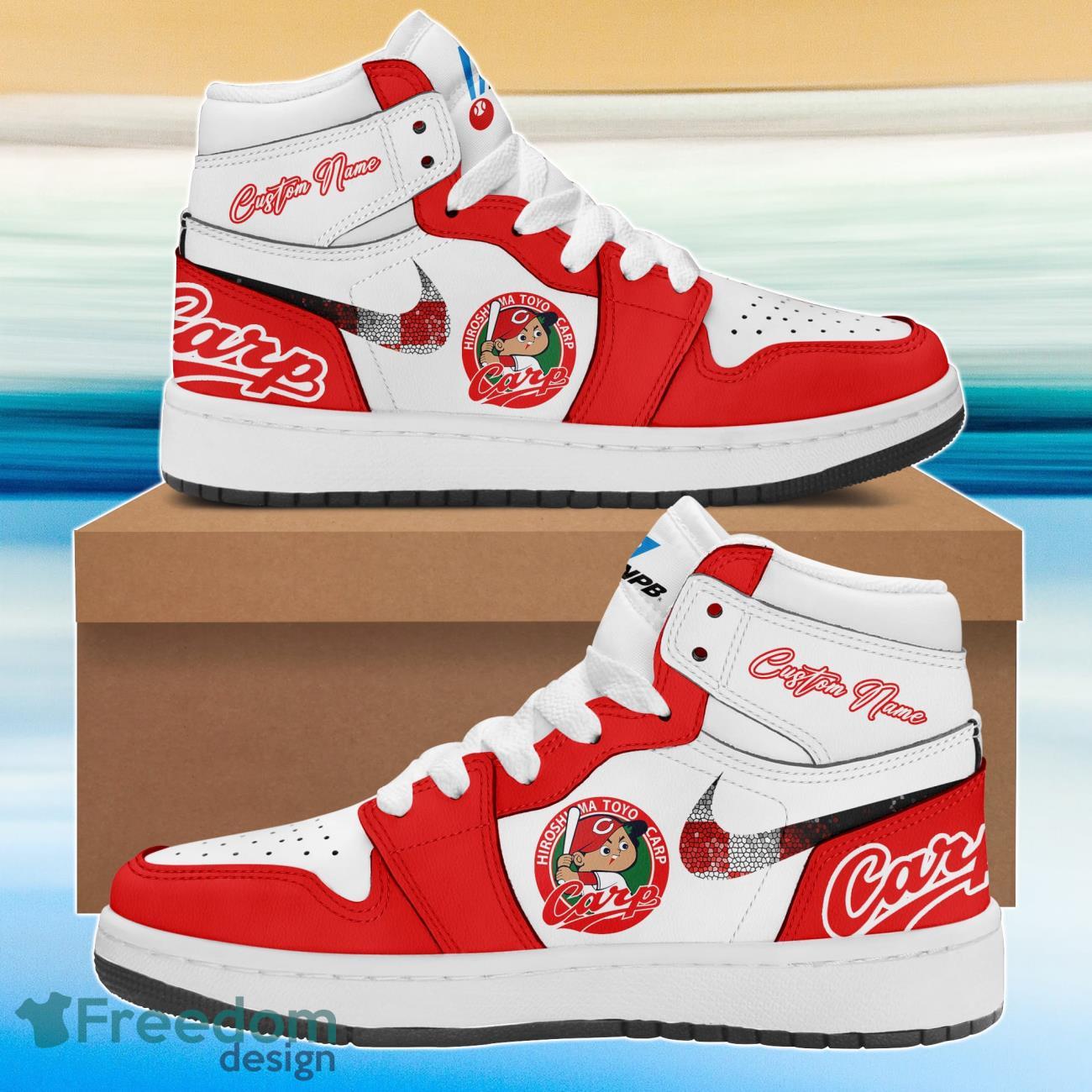 JWFancy Hiroshima Carp AJ1 High Sneakers Shoes For Men And Women