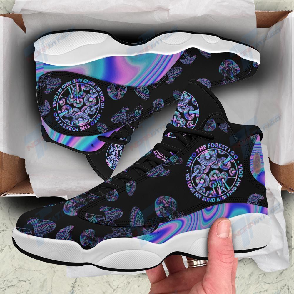 JWFancy Hologram Mushroom AJ13 Sneakers Shoes For Men And Women