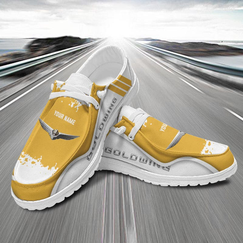 JWFancy Honda goldwings Hey Dude Shoes Wally Men's Lace Up Loafers Comfortable For Men And Women