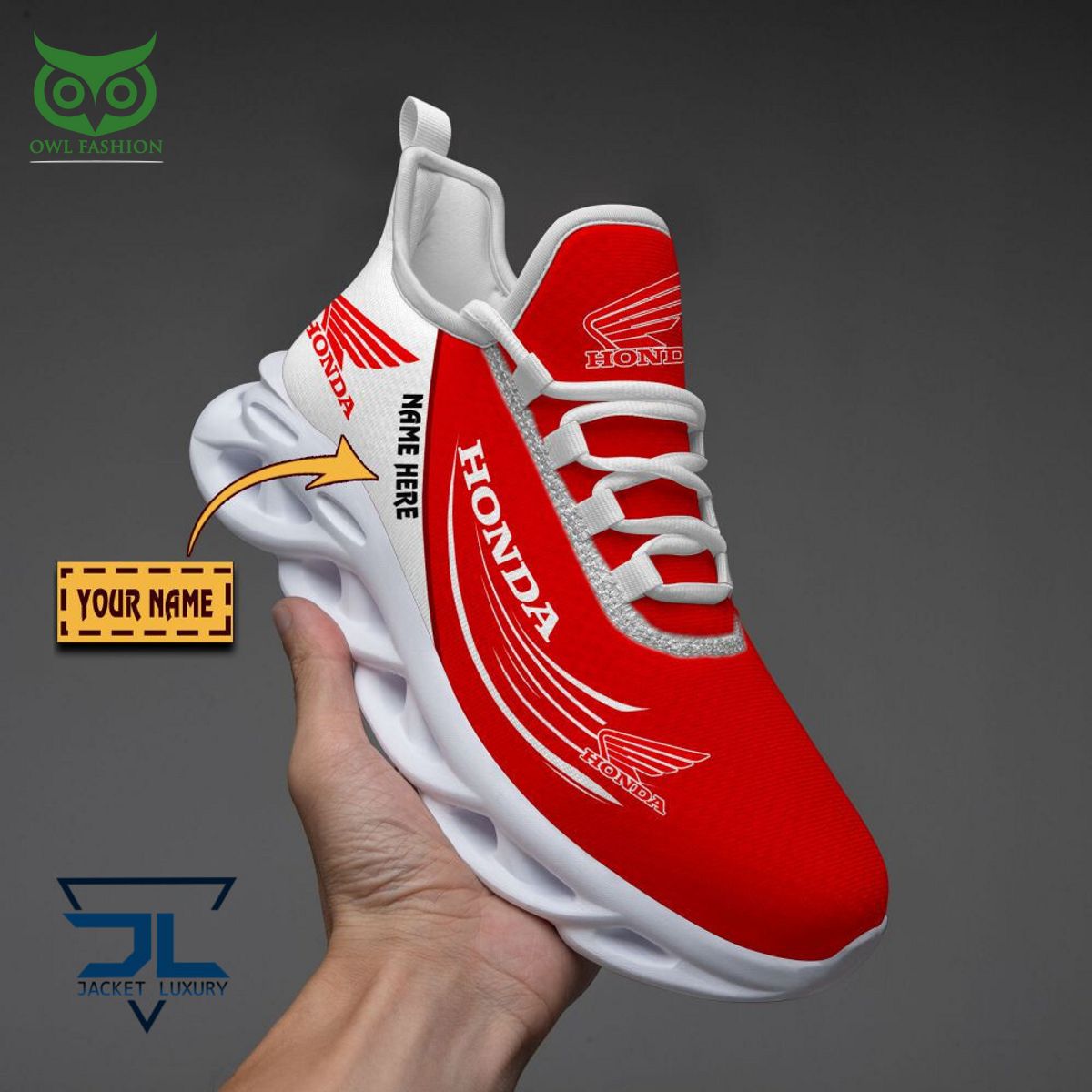 JWFancy Honda Motorcycle Max Soul Shoes Sneakers For Men And Women