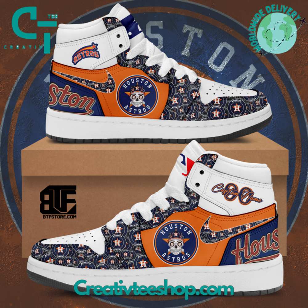 JWFancy Houston Astros AJ1 High Sneakers Shoes For Men And Women