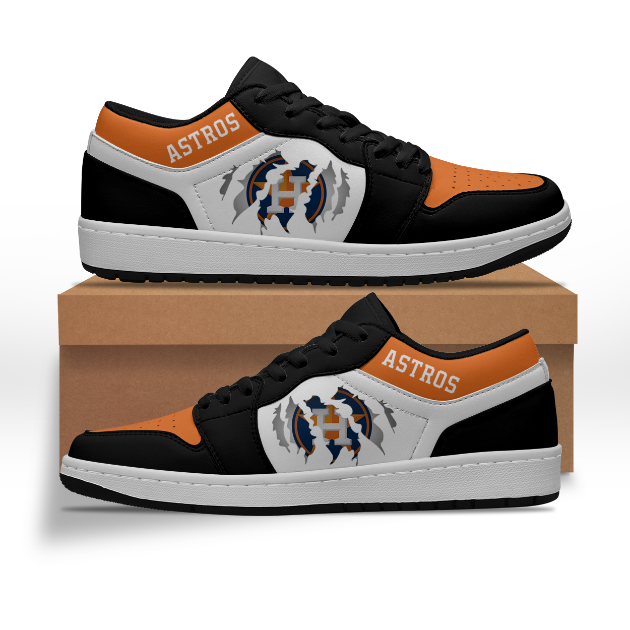 JWFancy Houston Astros AJ1 Low Sneakers Shoes For Men And Women