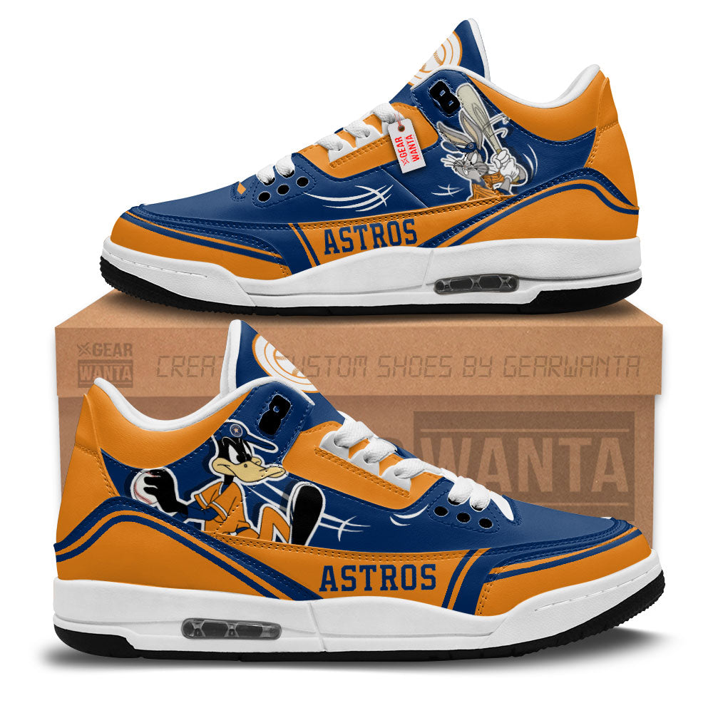 JWFancy Houston Astros AJ3 Sneakers Shoes For Men And Women
