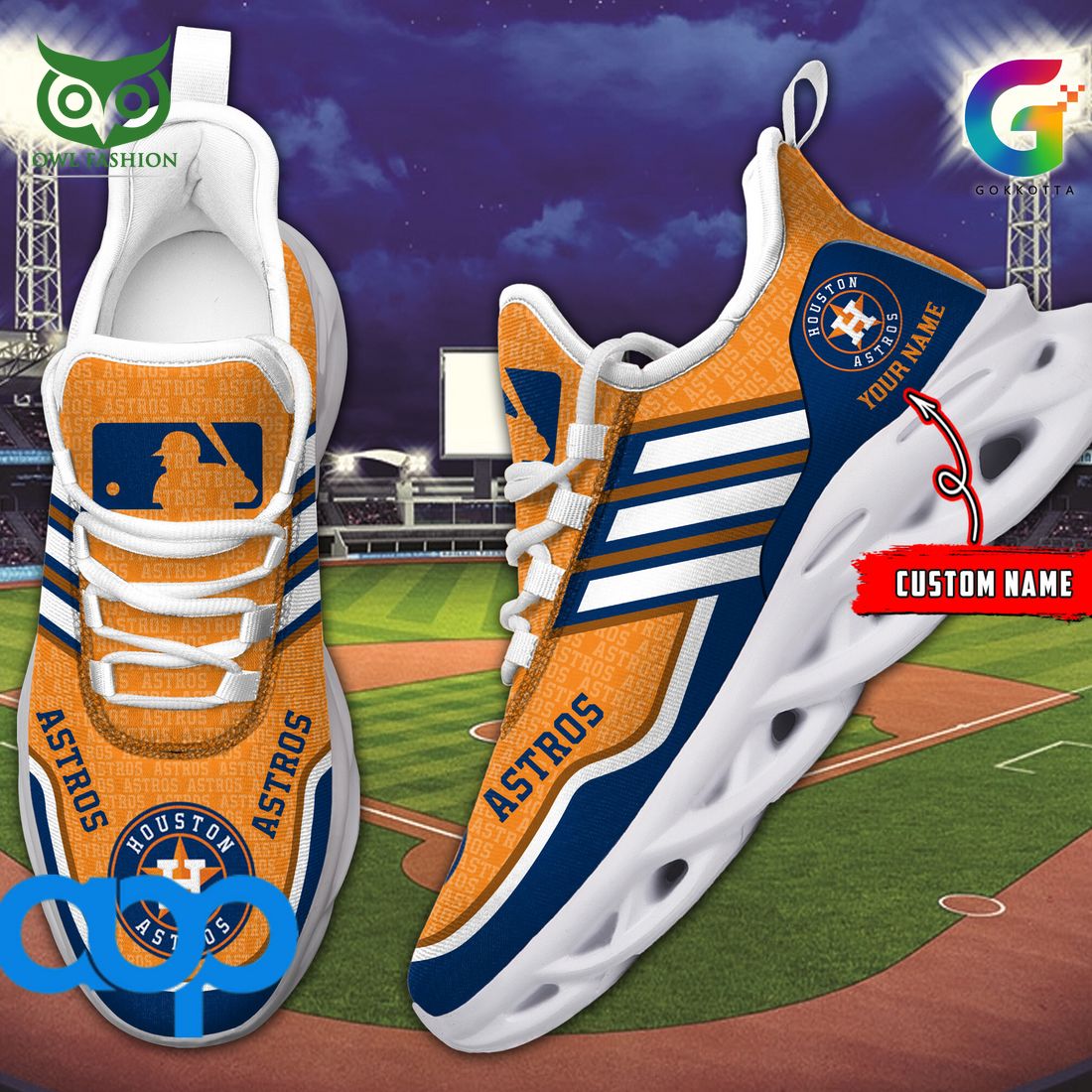 JWFancy Houston Astros Max Soul Shoes Sneakers For Men And Women