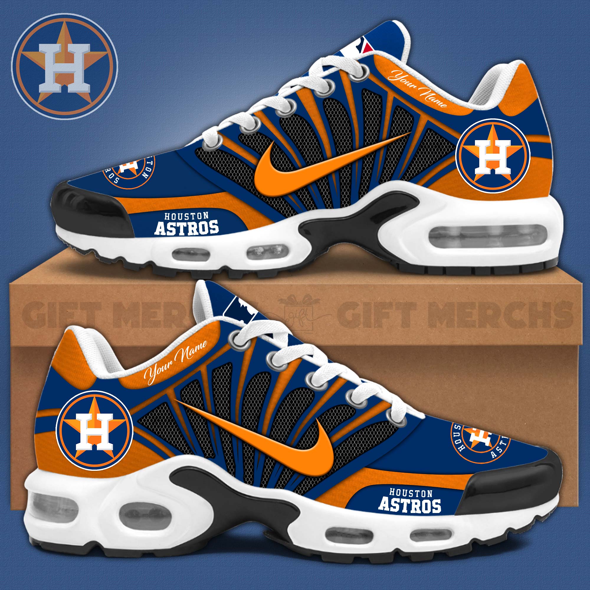 JWFancy Houston Astros TN Shoes Sneakers For Men And Women