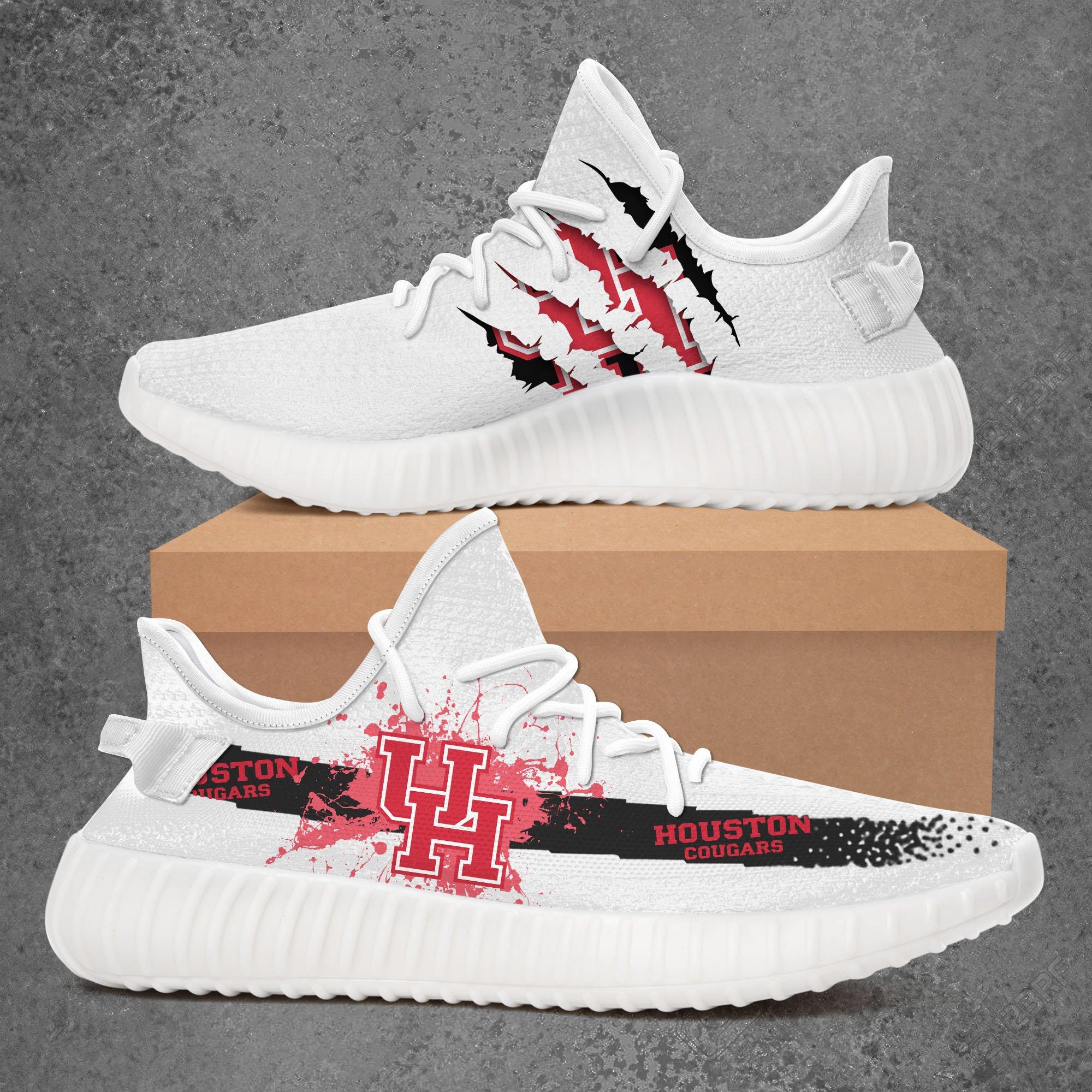 JWFancy Houston Cougars Yeezy Boost Shoes For Men And Women