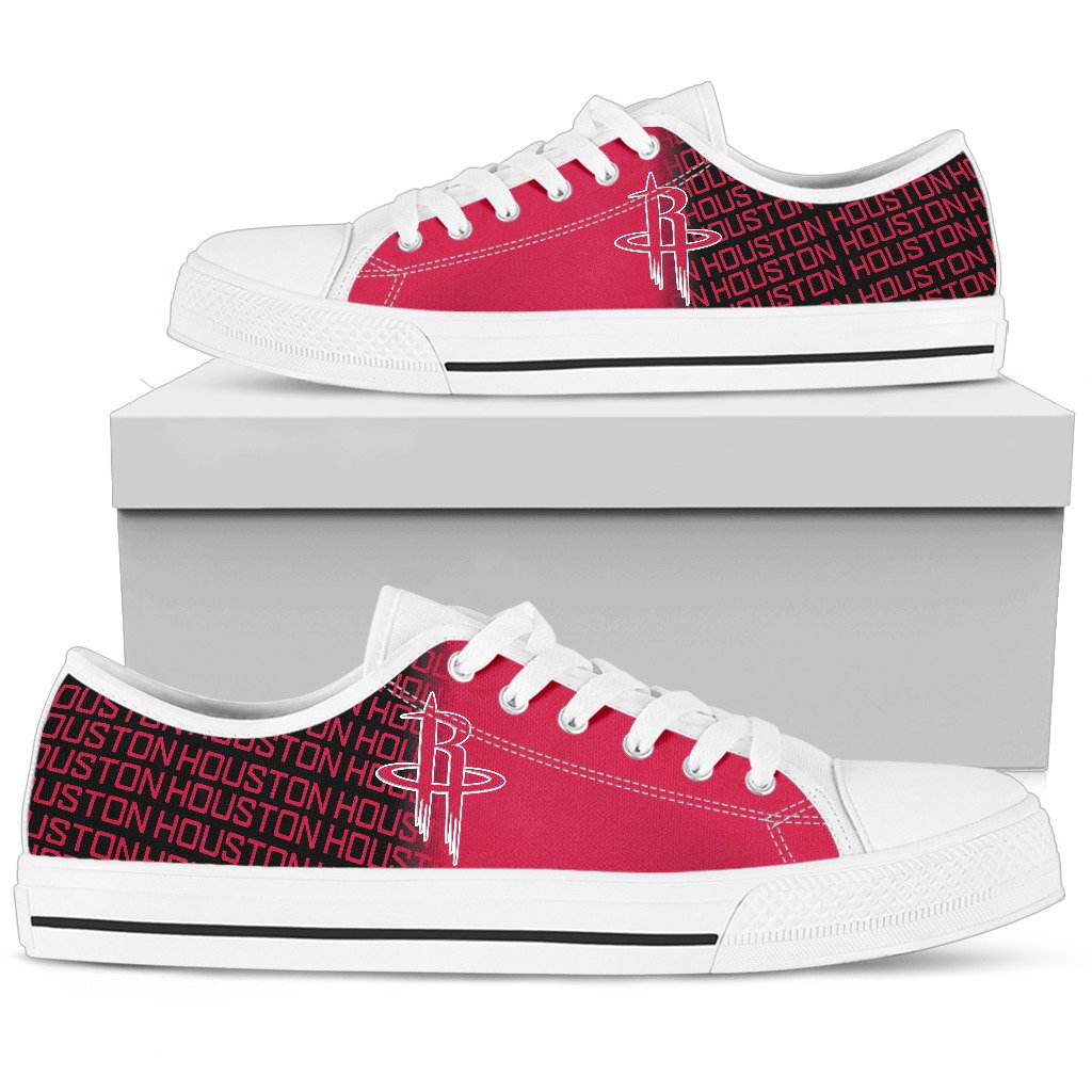 JWFancy Houston Rockets Low Top Canvas Sneakers Shoes For Men And Women