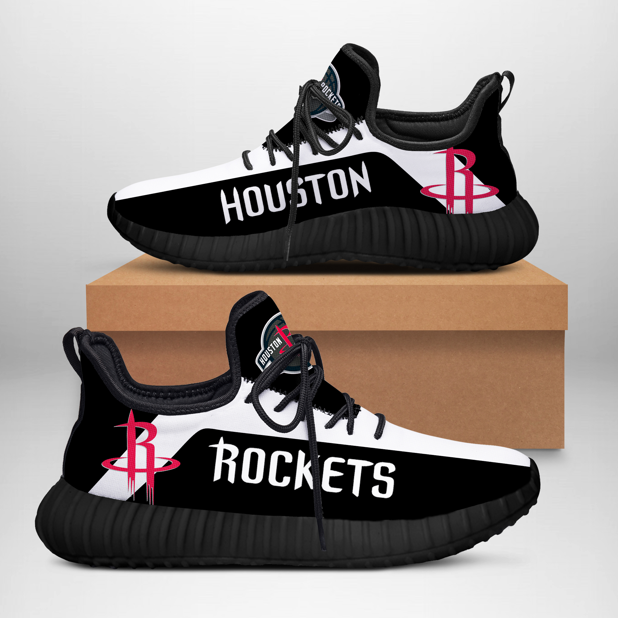JWFancy Houston Rockets Reze Sneakers Shoes For Men And Women