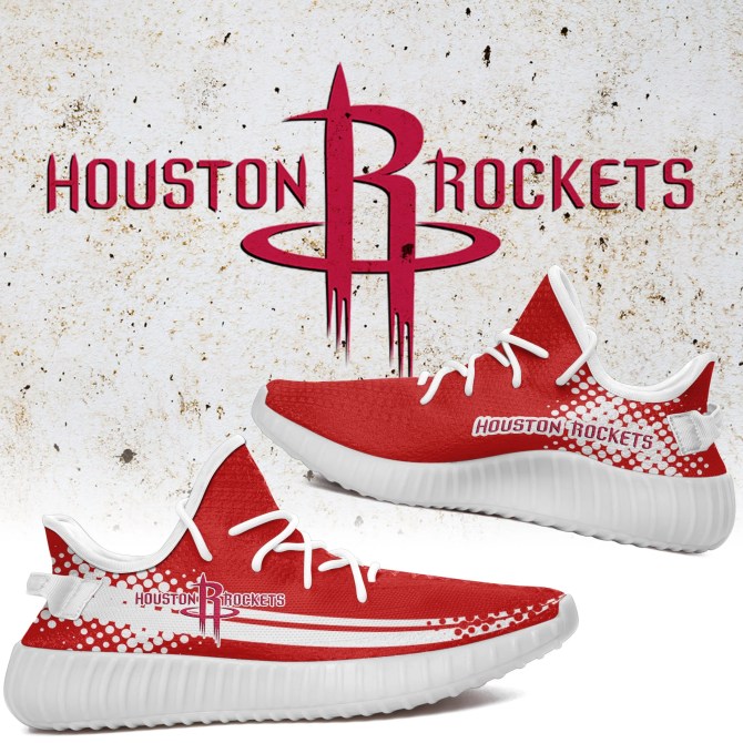 JWFancy Houston Rockets Yeezy Boost Shoes For Men And Women