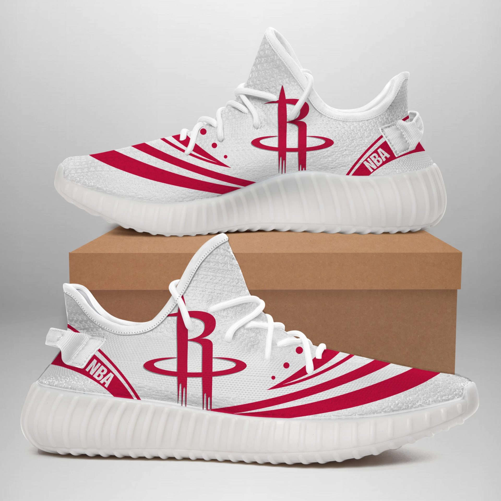 JWFancy Houston Rockets Yeezy Boost Shoes For Men And Women