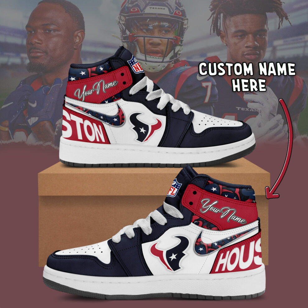 JWFancy Houston Texans AJ1 High Sneakers Shoes For Men And Women