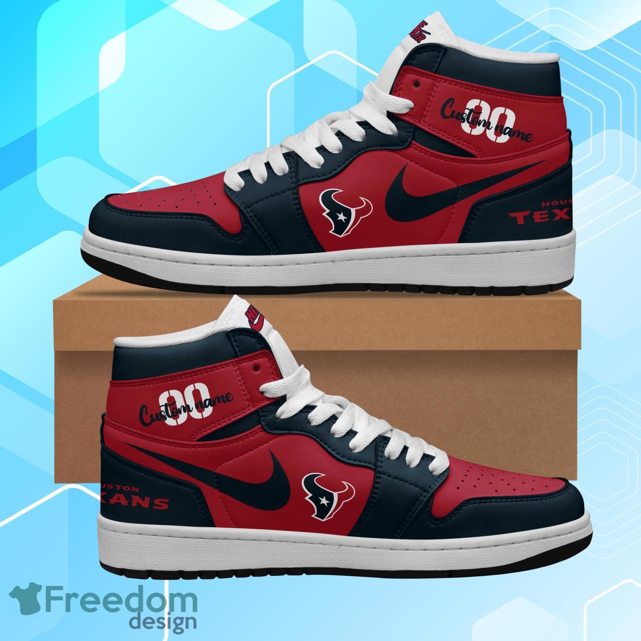 JWFancy Houston Texans AJ1 High Sneakers Shoes For Men And Women