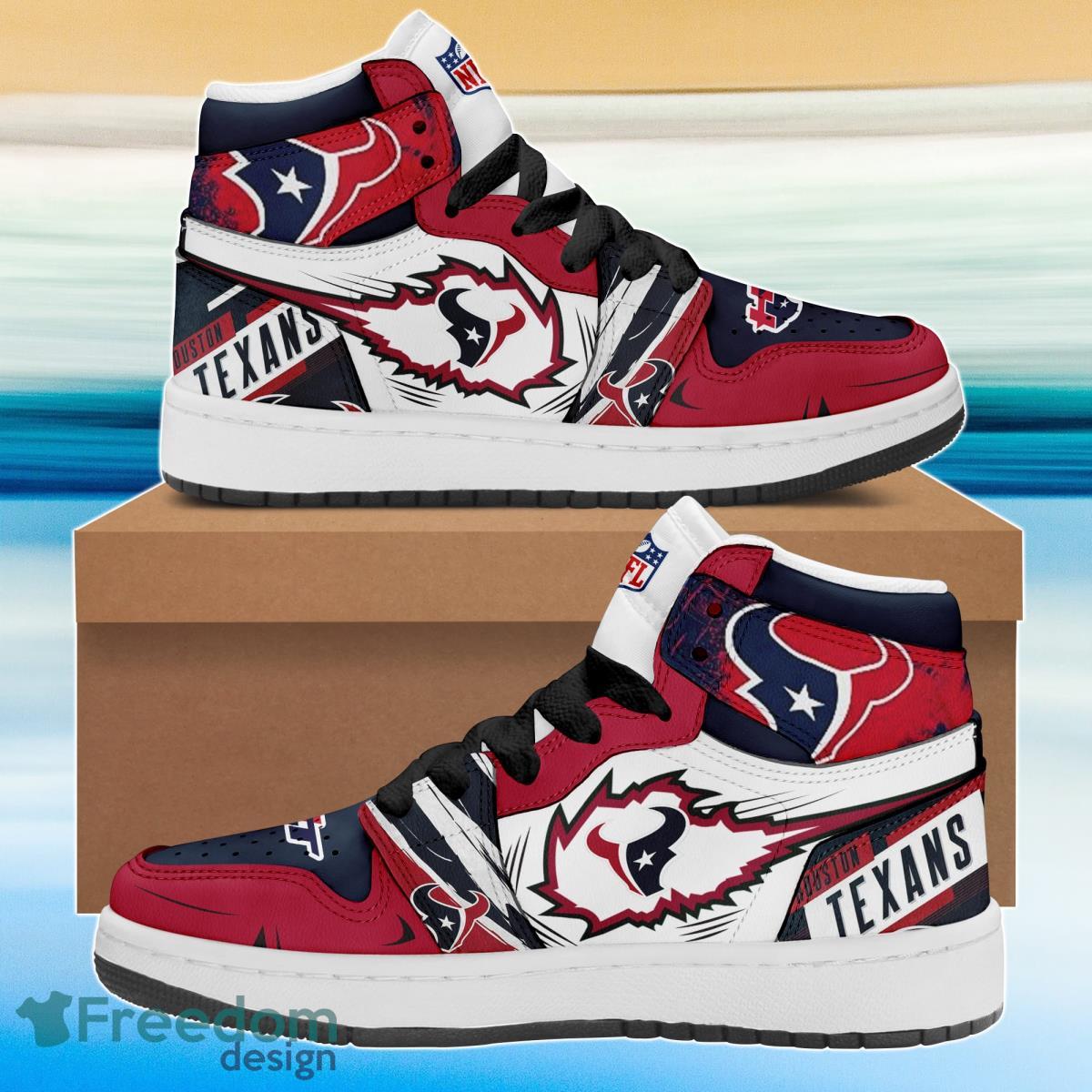 JWFancy Houston Texans AJ1 High Sneakers Shoes For Men And Women