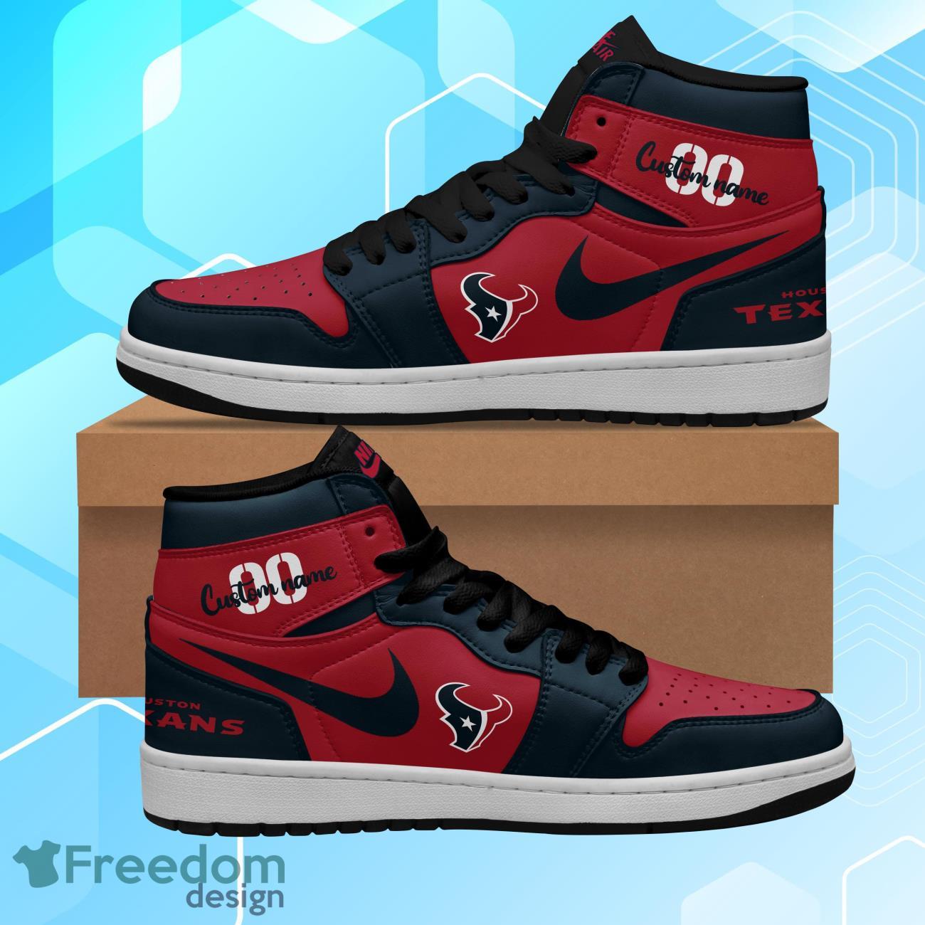 JWFancy Houston Texans AJ1 High Sneakers Shoes For Men And Women