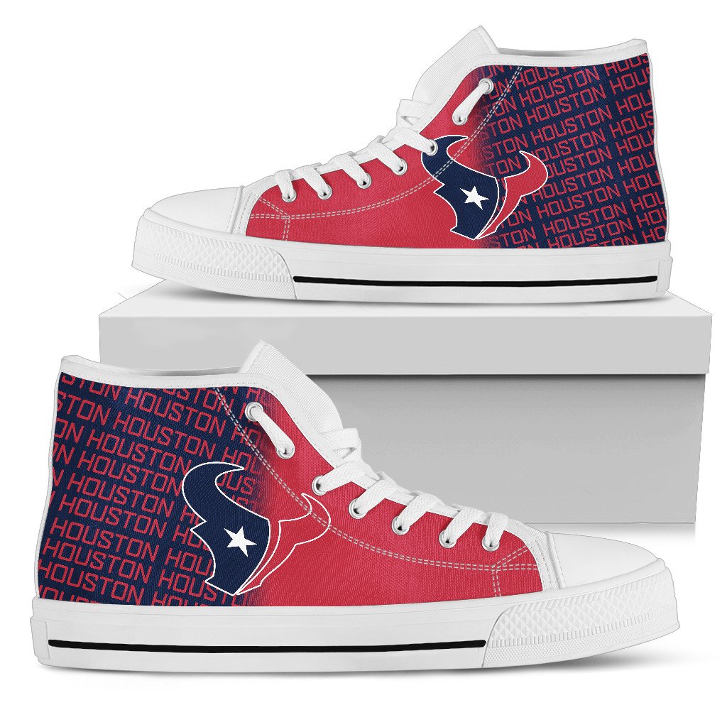 JWFancy Houston Texans High Top Canvas Sneakers Shoes For Men And Women