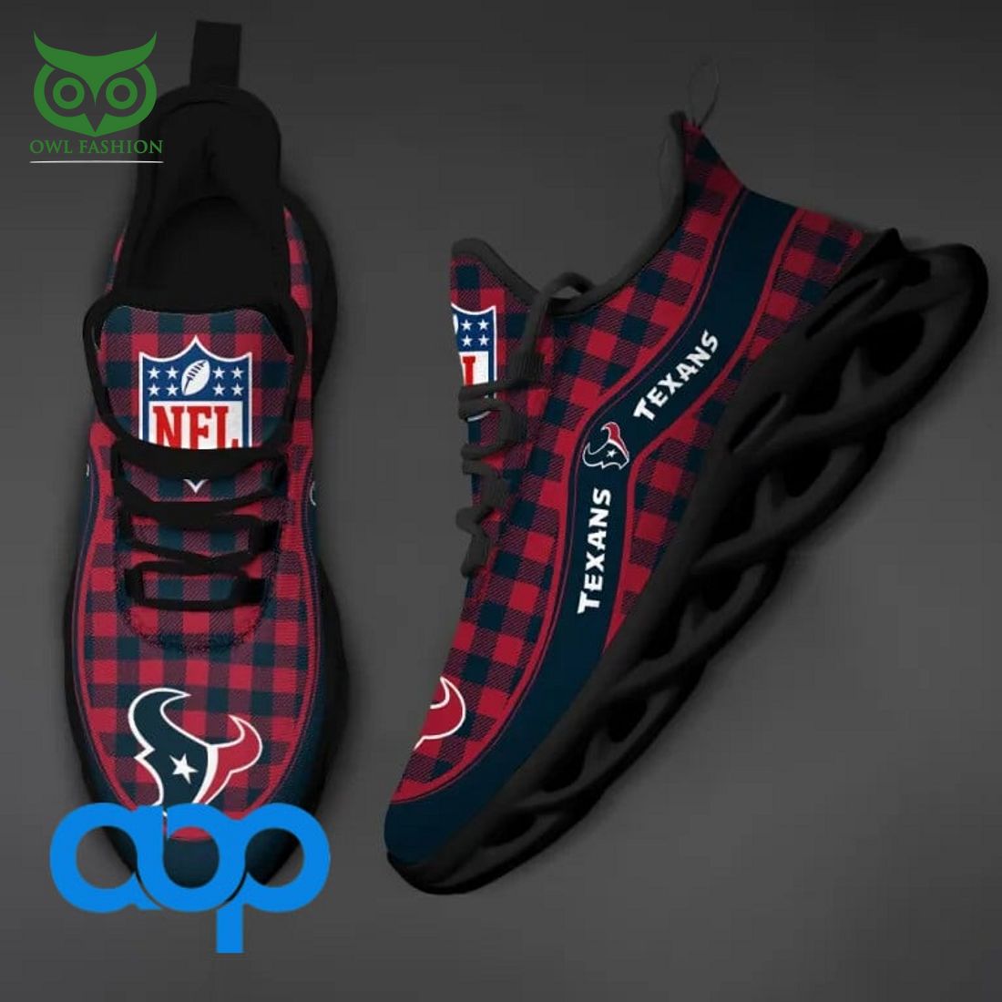 JWFancy Houston Texans Max Soul Shoes Sneakers For Men And Women