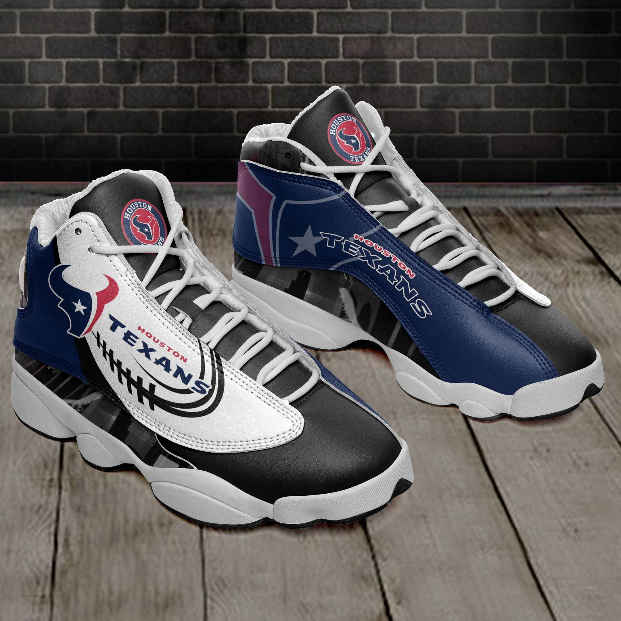 JWFancy Houston Texans NFL AJ13 Sneakers Shoes For Men And Women