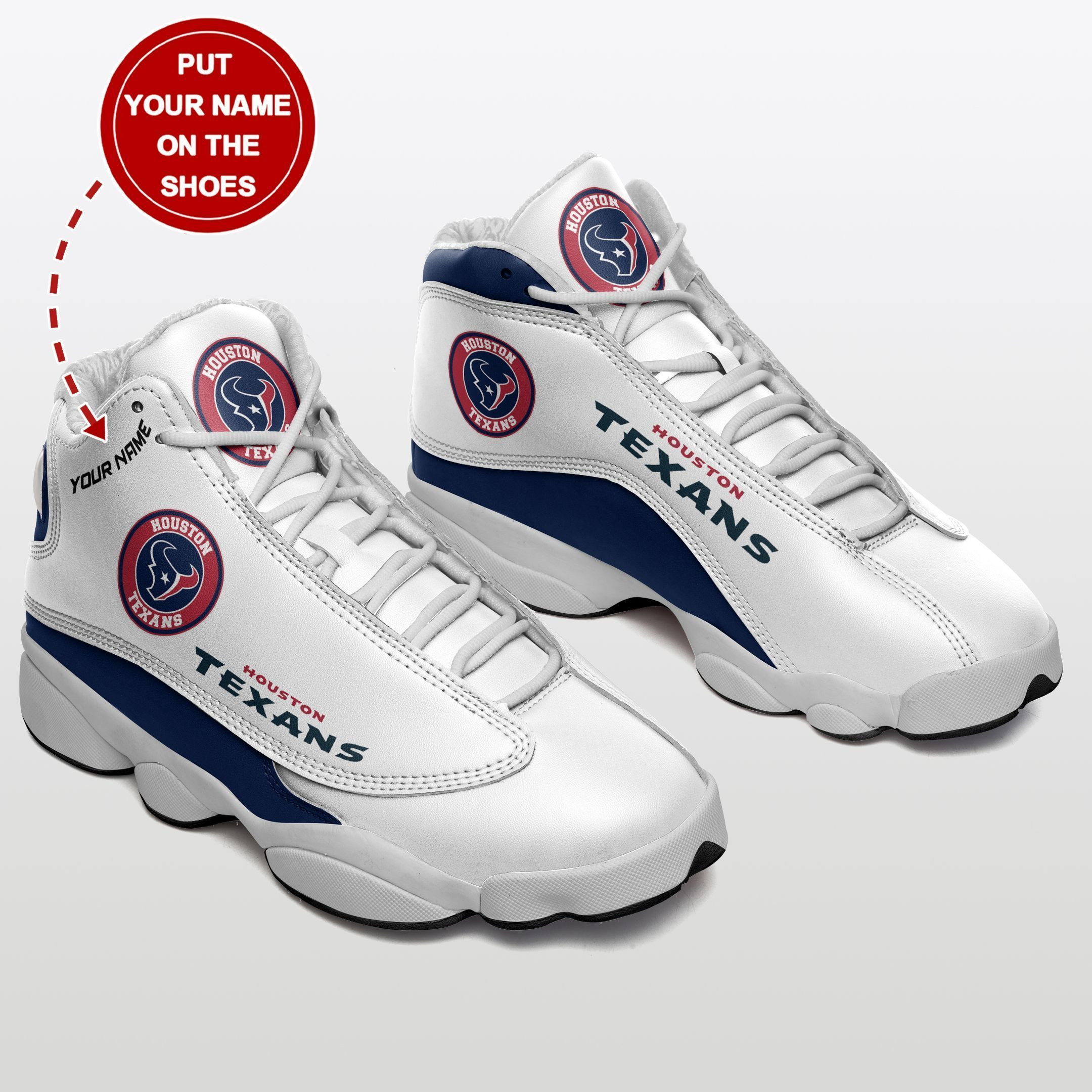 JWFancy Houston Texans NFL AJ13 Sneakers Shoes For Men And Women
