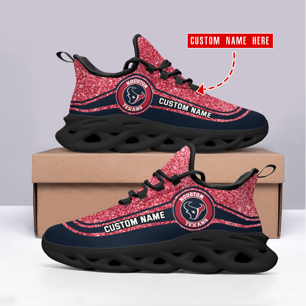 JWFancy Houston Texans NFL Max Soul Shoes Sneakers For Men And Women