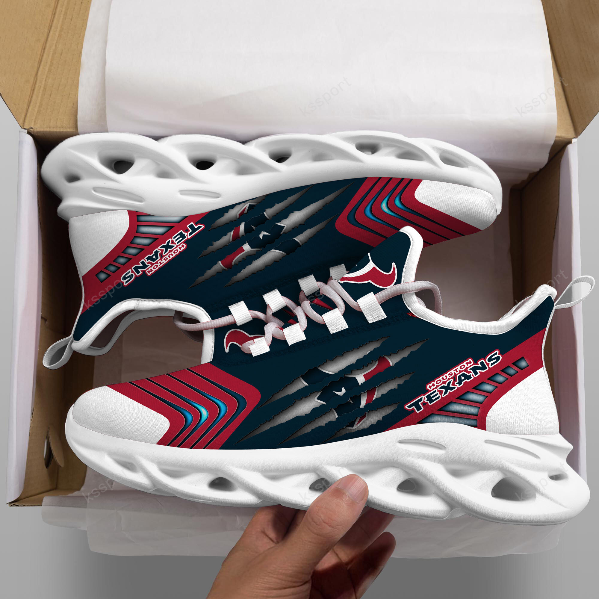 JWFancy Houston Texans NFL Max Soul Shoes Sneakers For Men And Women