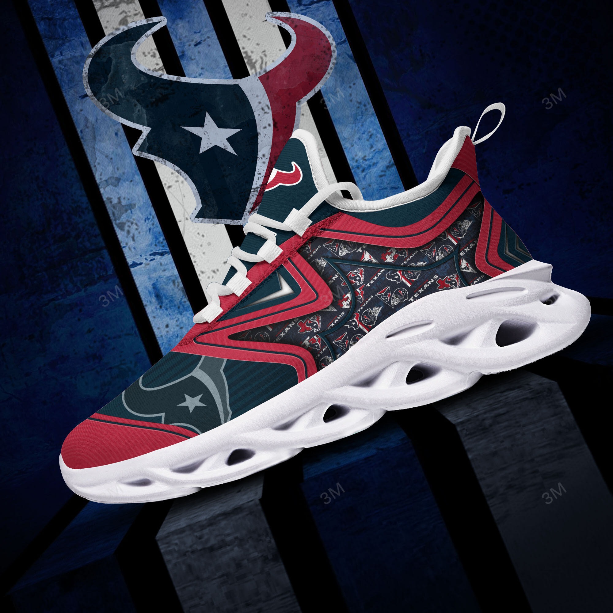 JWFancy Houston Texans NFL Max Soul Shoes Sneakers For Men And Women