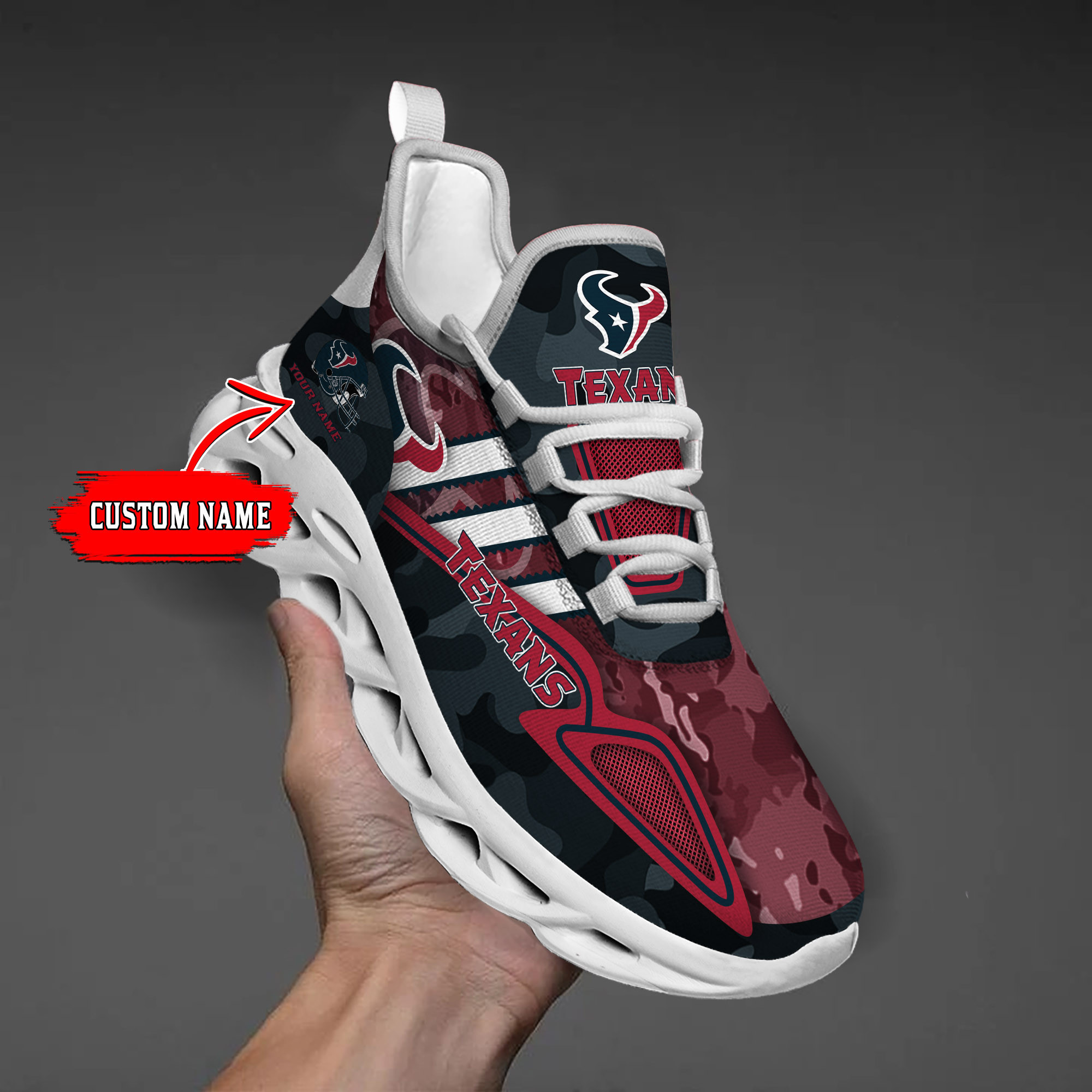 JWFancy Houston Texans NFL Max Soul Shoes Sneakers For Men And Women