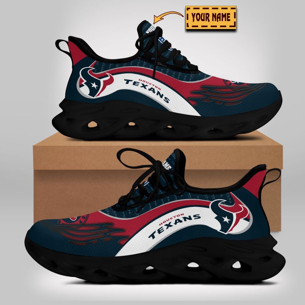 JWFancy Houston Texans NFL Max Soul Shoes Sneakers For Men And Women