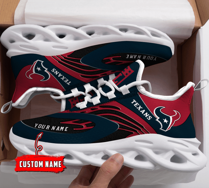 JWFancy Houston Texans NFL Max Soul Shoes Sneakers For Men And Women