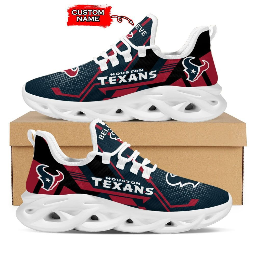 JWFancy Houston Texans NFL Max Soul Shoes Sneakers For Men And Women
