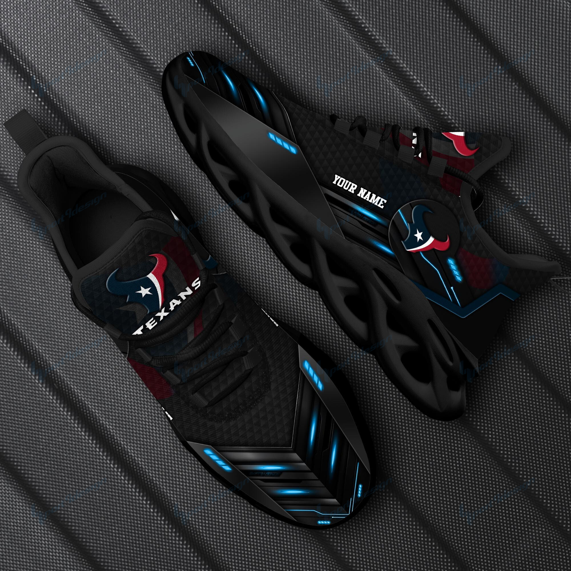 JWFancy Houston Texans NFL Max Soul Shoes Sneakers For Men And Women