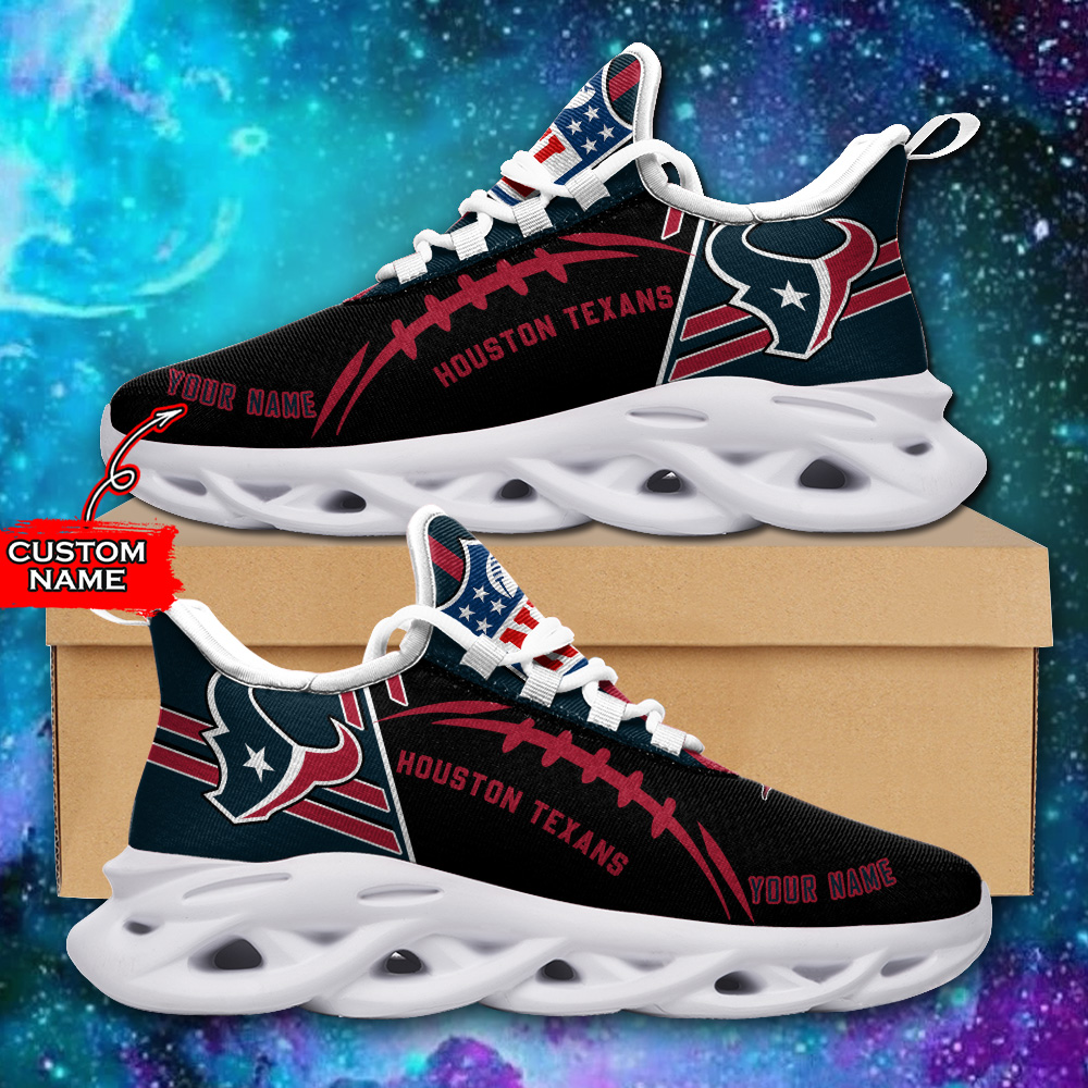 JWFancy Houston Texans NFL Max Soul Shoes Sneakers For Men And Women