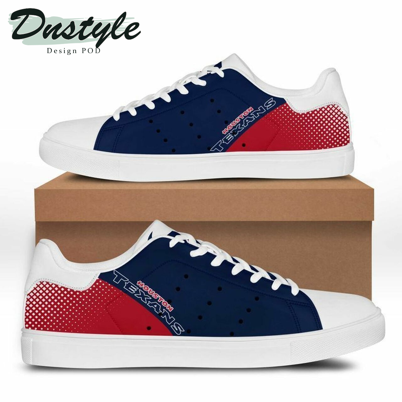 JWFancy Houston Texans Skate Stan Shoes Sneakes For Men And Women