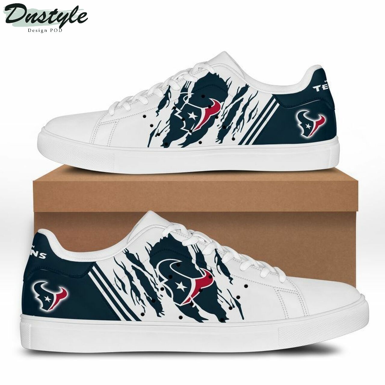 JWFancy Houston Texans Skate Stan Shoes Sneakes For Men And Women