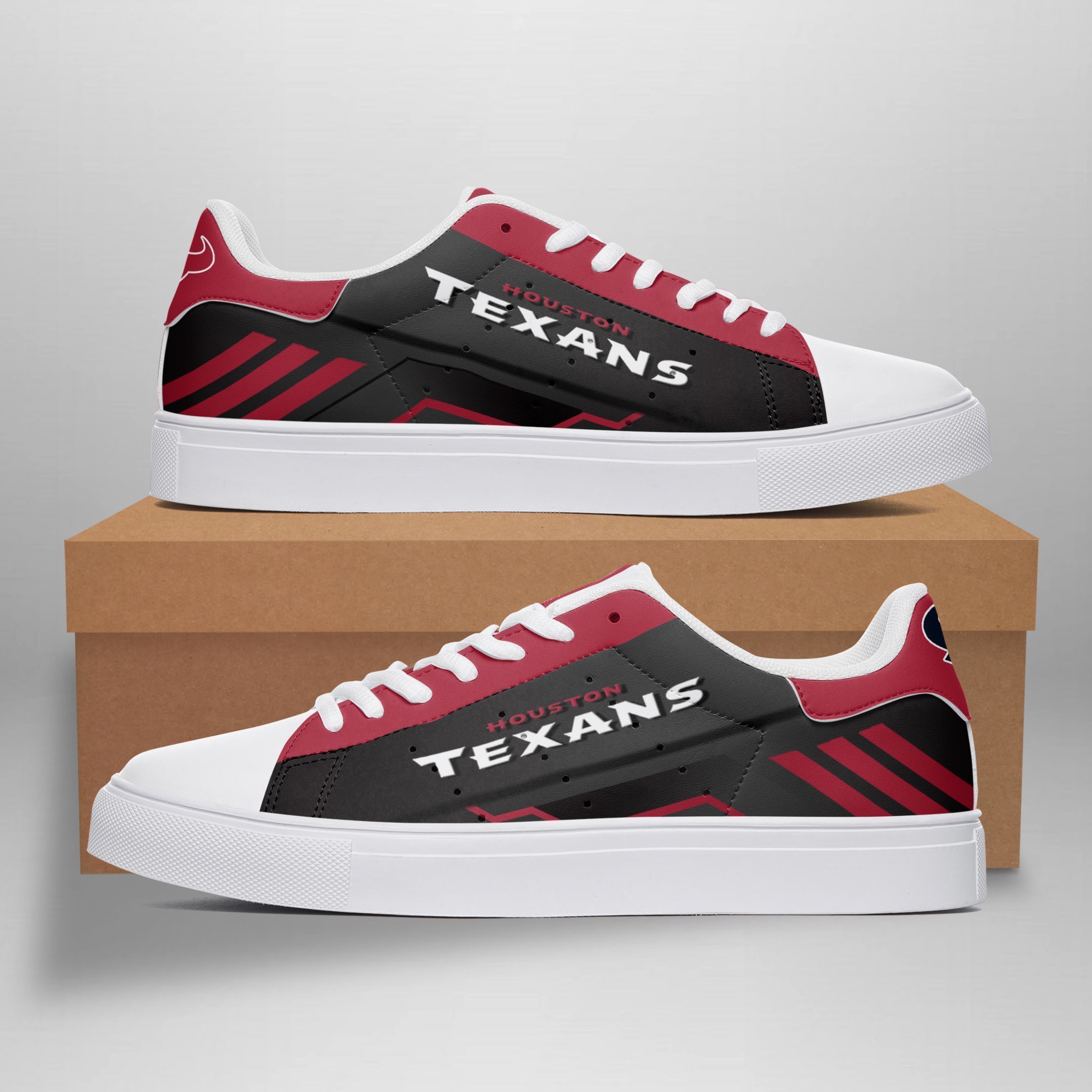 JWFancy Houston Texans Skate Stan Shoes Sneakes For Men And Women