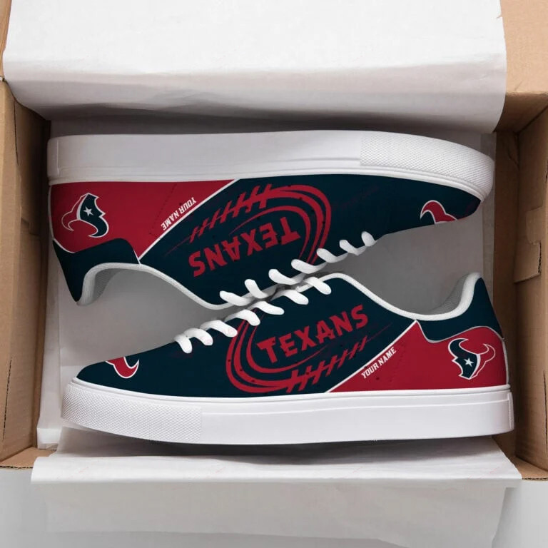 JWFancy Houston Texans Skate Stan Shoes Sneakes For Men And Women