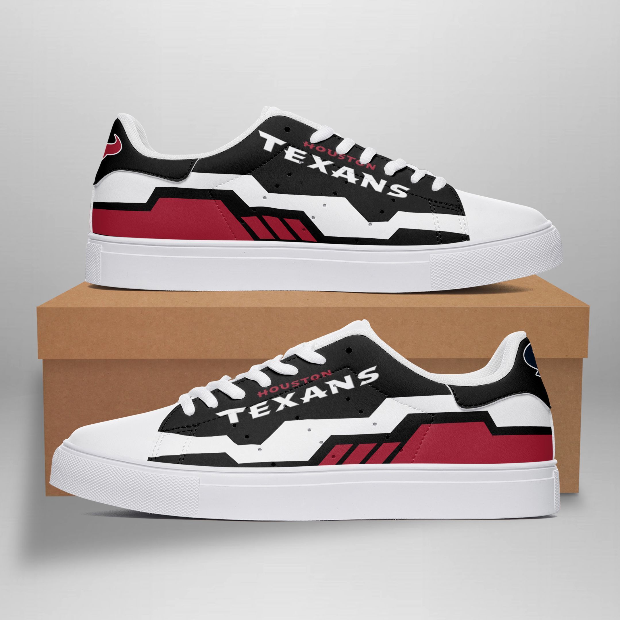 JWFancy Houston Texans Skate Stan Shoes Sneakes For Men And Women