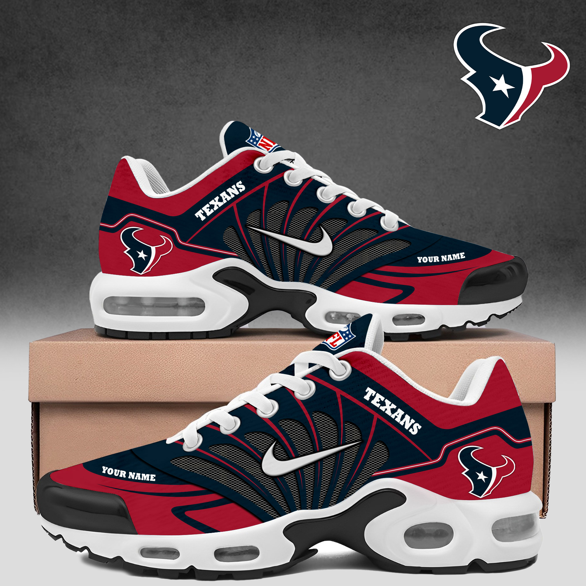 JWFancy Houston Texans TN Shoes Sneakers For Men And Women