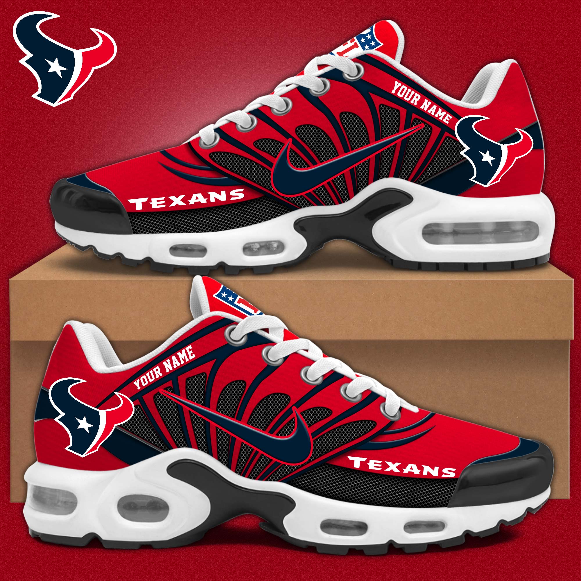JWFancy Houston Texans TN Shoes Sneakers For Men And Women