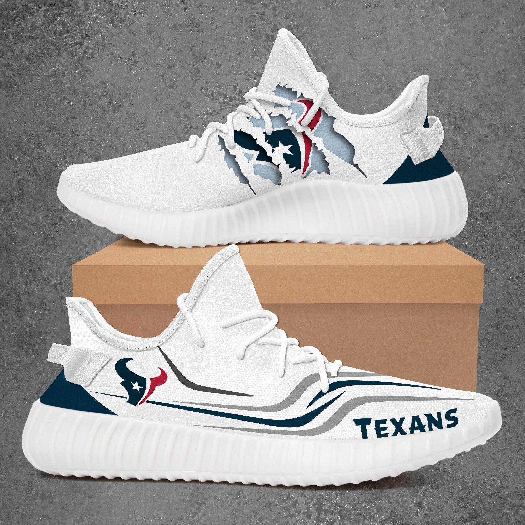JWFancy Houston Texans Yeezy Boost Shoes For Men And Women