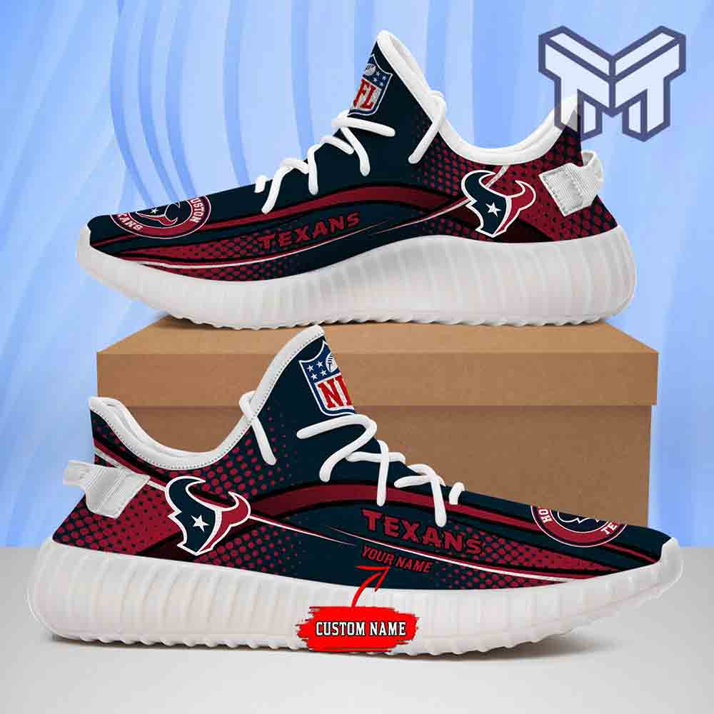 JWFancy Houston Texans Yeezy Boost Shoes For Men And Women