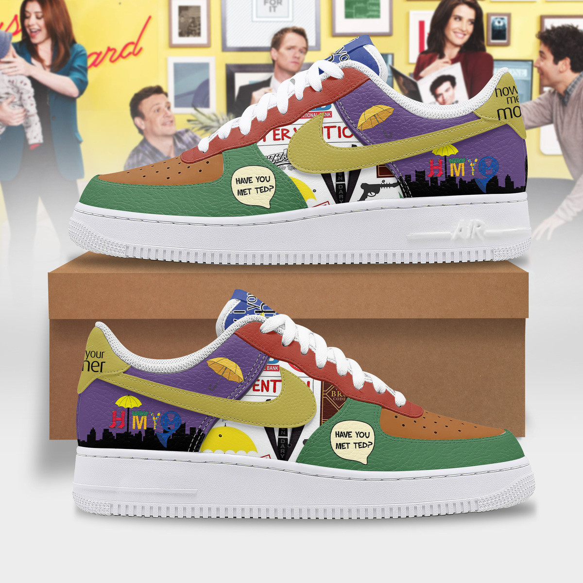 JWFancy How I Met Your Mother Air Low-Top Sneakers Shoes For Men And Women