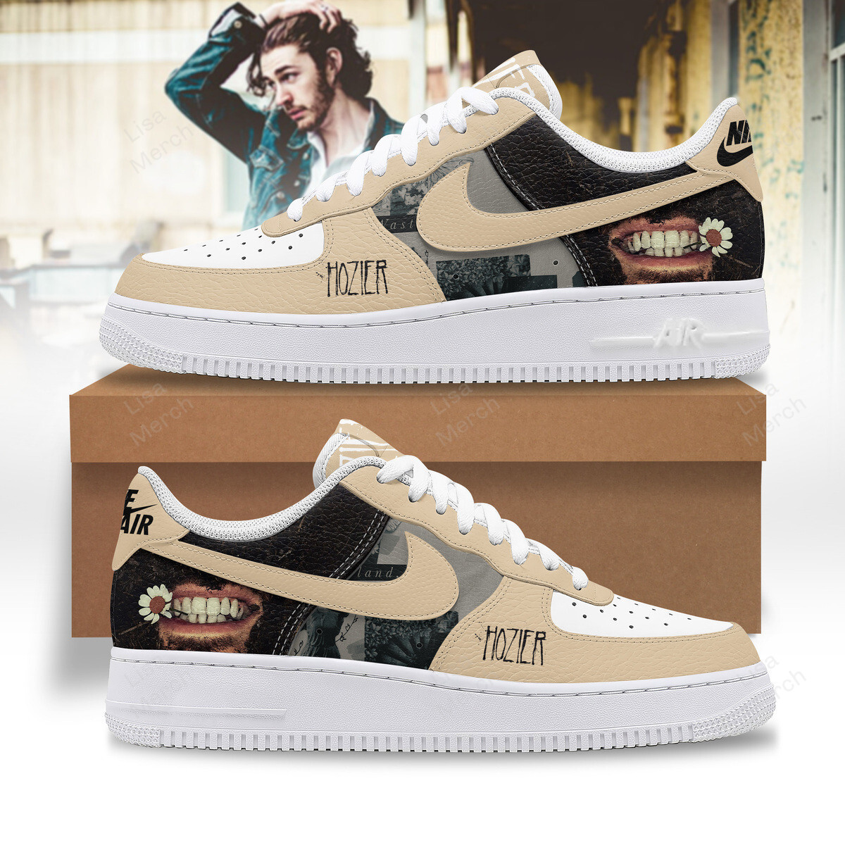 JWFancy Hozier Air Low-Top Sneakers Shoes For Men And Women