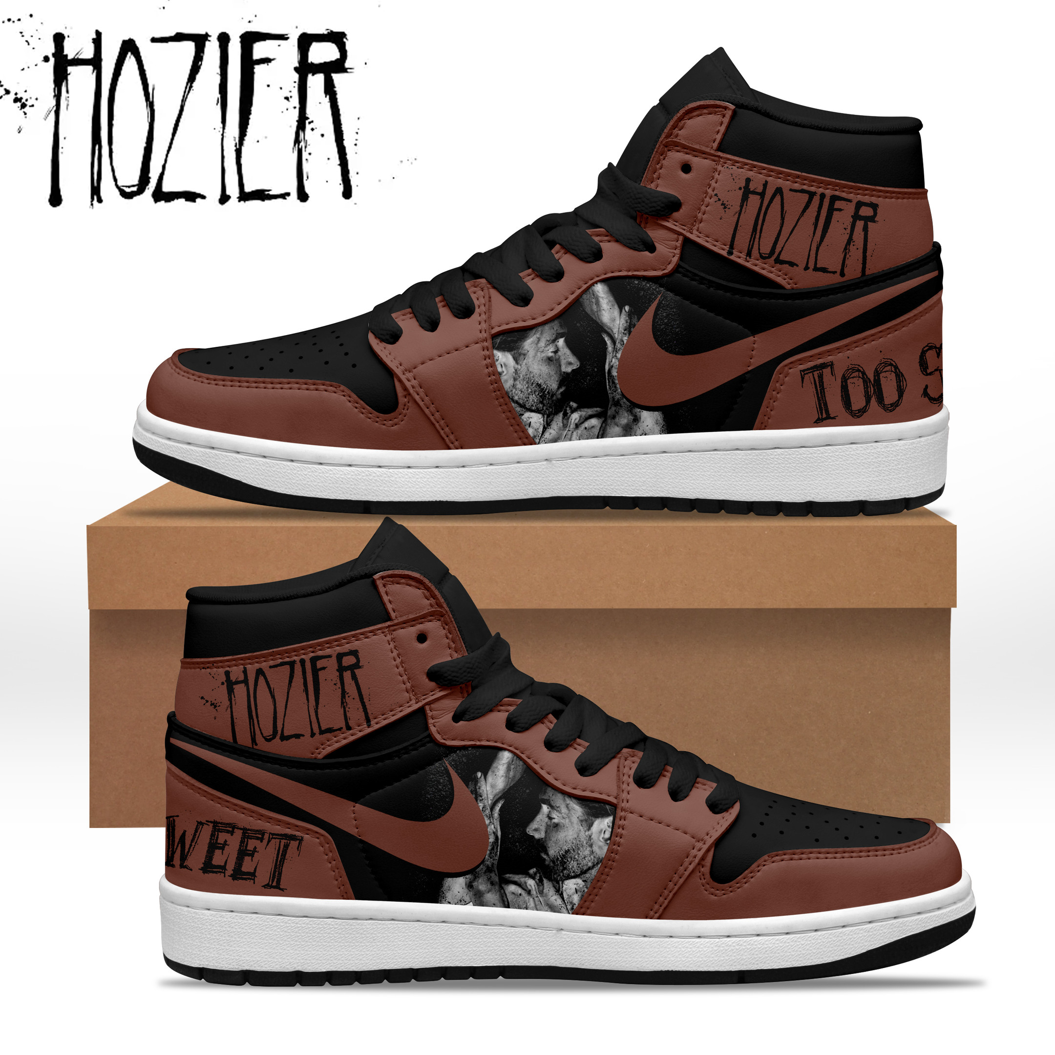 JWFancy Hozier AJ1 High Sneakers Shoes For Men And Women