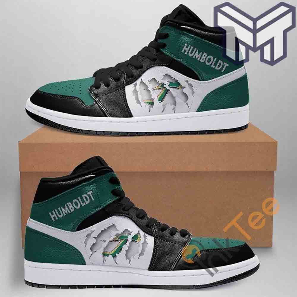 JWFancy Humboldt State AJ1 High Sneakers Shoes For Men And Women