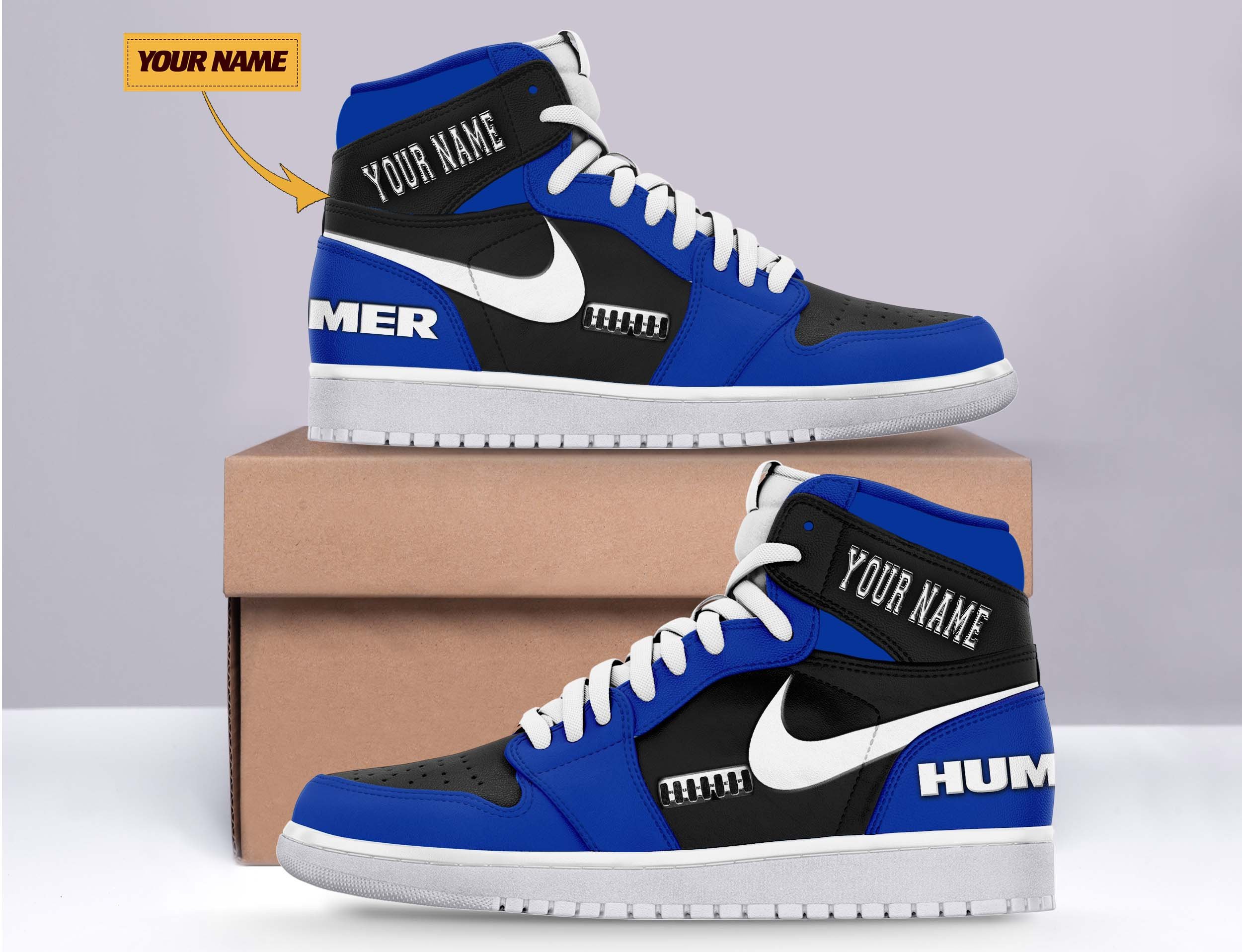 JWFancy Hummer AJ1 High Sneakers Shoes For Men And Women