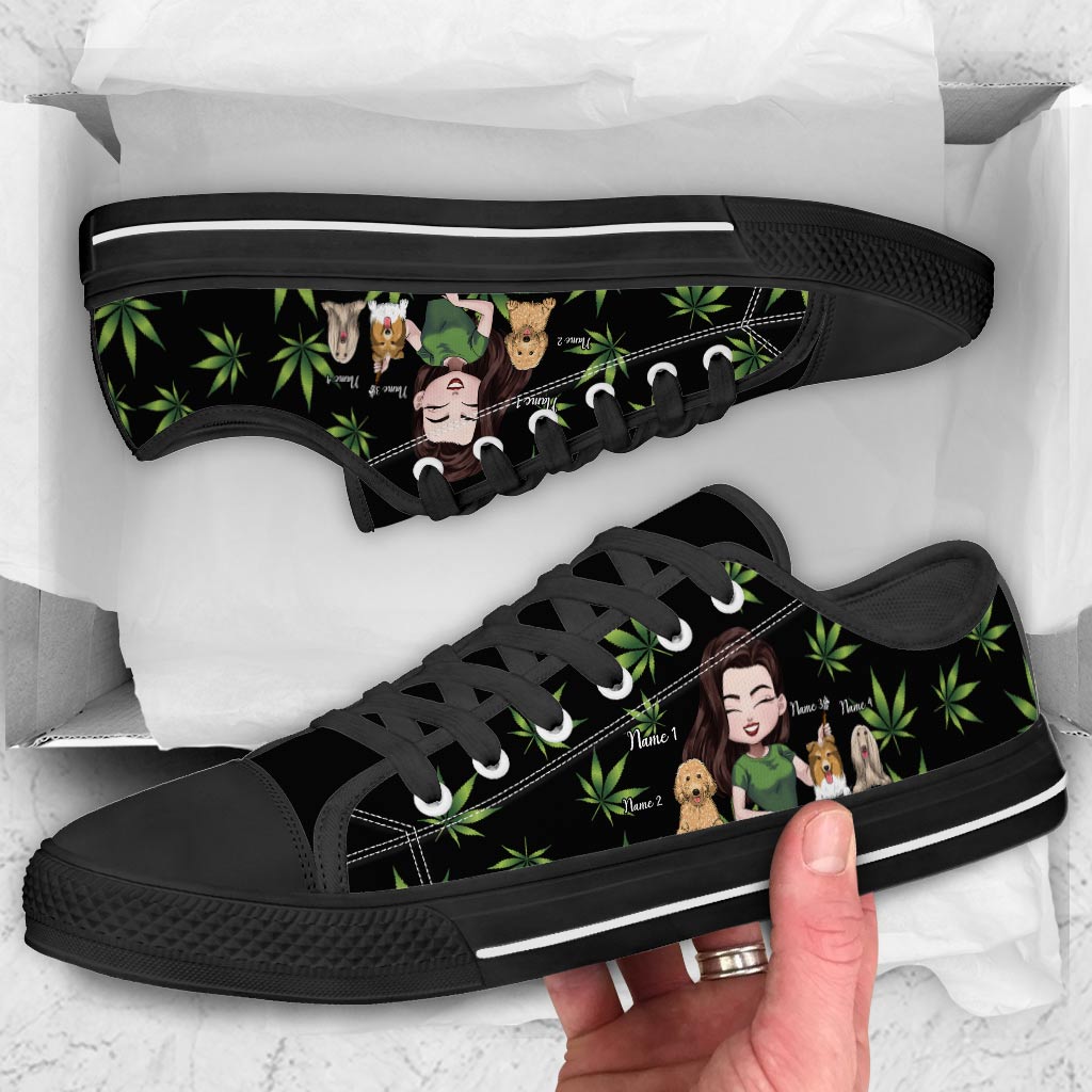 JWFancy I Like Dogs - Personalized Dog  Low Top Canvas Sneakers Shoes For Men And Women