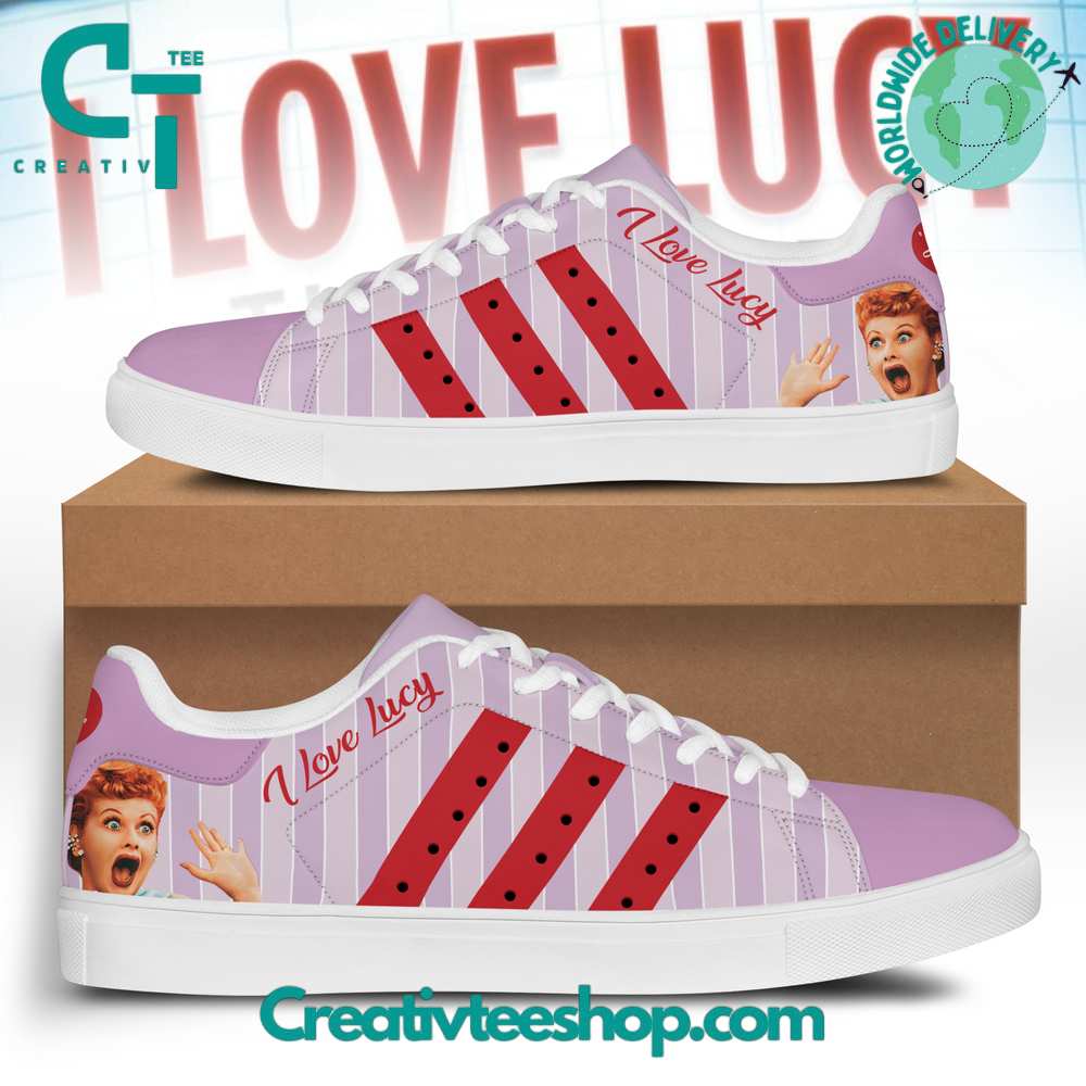 JWFancy I Love Lucy Skate Stan Shoes Sneakes For Men And Women