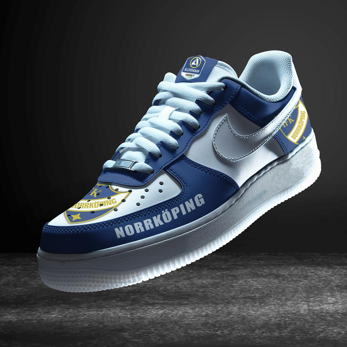JWFancy IFK Norrkoping Air Low-Top Sneakers Shoes For Men And Women