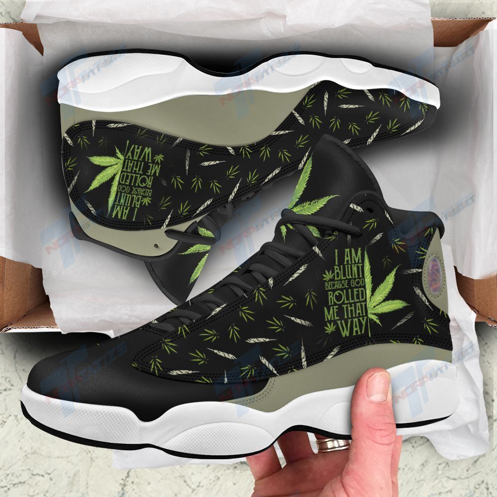 JWFancy Im Blunt Because God Rolled Me That Way AJ13 Sneakers Shoes For Men And Women