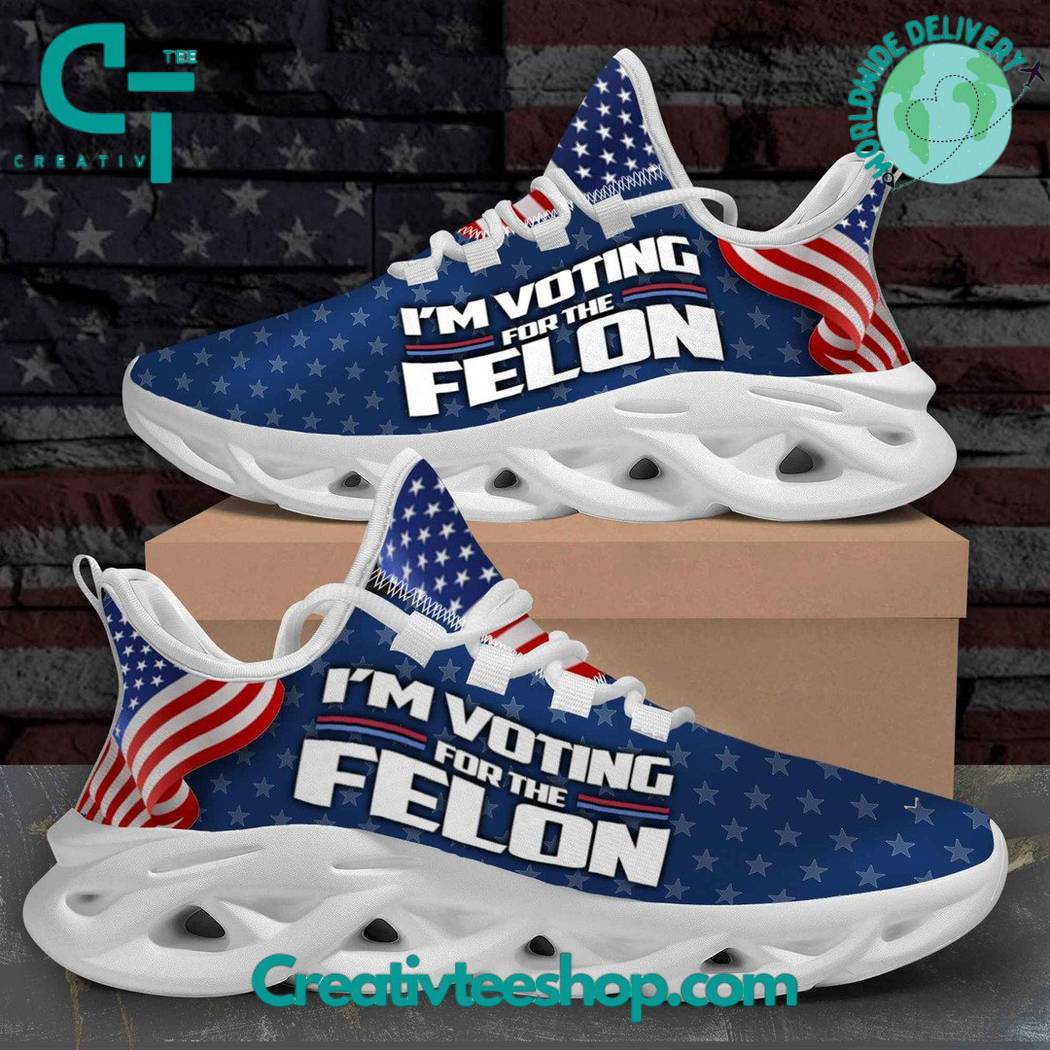 JWFancy Im voting for the Convicted Felon Max Soul Shoes Sneakers For Men And Women
